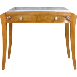 Pamono Art Deco Dressing Table with Marble Tray, 1940s Sale