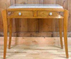 Pamono Art Deco Dressing Table with Marble Tray, 1940s Sale
