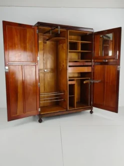 Pamono Art Deco English Gentlemans Wardrobe, 1930 Hot