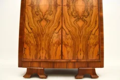 Pamono Art Deco Figured Walnut Compact Wardrobe, 1930s Online