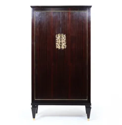 Pamono Art Deco French Macassar Ebony Cabinet with Gilt Bronze Mounts, 1930s Outlet
