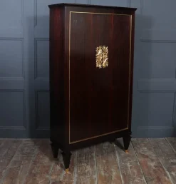 Pamono Art Deco French Macassar Ebony Cabinet with Gilt Bronze Mounts, 1930s Outlet