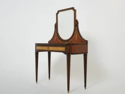 Pamono Art Deco French Marquetry Vanity attributed to Maurice Dufrene, 1920s Best
