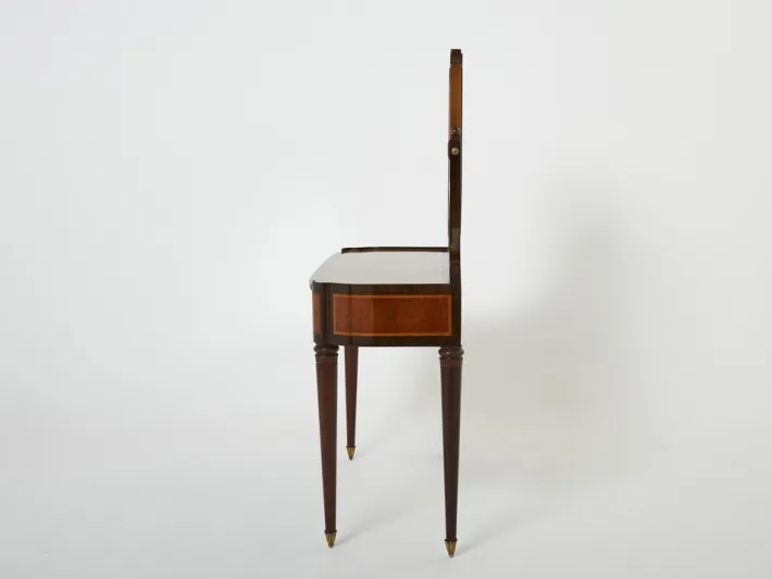 Pamono Art Deco French Marquetry Vanity attributed to Maurice Dufrene, 1920s Best