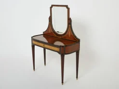 Pamono Art Deco French Marquetry Vanity attributed to Maurice Dufrene, 1920s Best