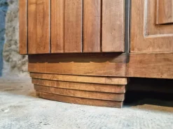 Pamono Art Deco French Walnut Sideboard with Marble Top, 1920s Best