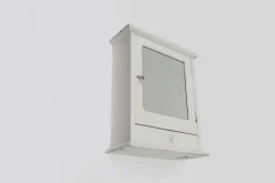 Pamono Art Deco French White Oak Mirrored Medicine Cabinet, 1920s Outlet