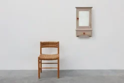 Pamono Art Deco French Wooden Medicine Cabinet with Mirror, 1920s Sale