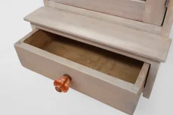 Pamono Art Deco French Wooden Medicine Cabinet with Mirror, 1920s Sale