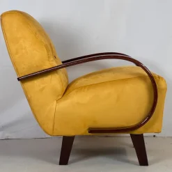 Pamono Art Deco H-410 Chairs by Jindřich Halabala for Up Zavody, 1930s, Set of 2 Clearance