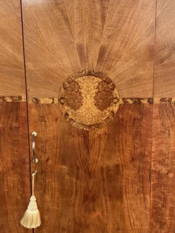 Pamono Art Deco Hexagonal Topped Walnut Wardrobe, 1930s Best