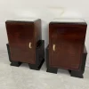 Pamono Art Deco Italian Bedside Tables with Marble Top, 1930s, Set of 2 Online