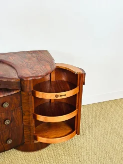 Pamono Art Deco Macassar Dressing Table by Shrager, England, 1930