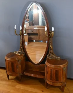 Pamono Art Deco Mahogany and Thuya Dressing Table, 1920 Hot