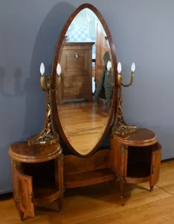 Pamono Art Deco Mahogany and Thuya Dressing Table, 1920 Hot