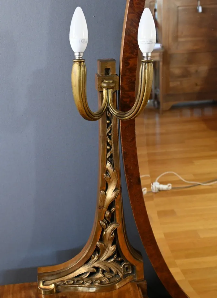 Pamono Art Deco Mahogany and Thuya Dressing Table, 1920 Hot