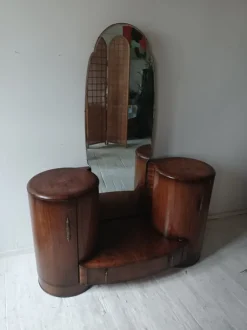 Pamono Art Deco Mirrored Bedroom Vanity Dressing Table by Shrager Brothers Masterpiece Furniture, London Clearance