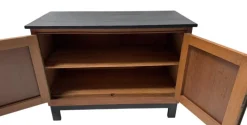 Pamono Art Deco Modern Sideboard with Black Lacquered Top, 1930s Hot