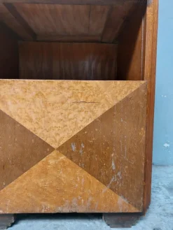 Pamono Art Deco Nightstand in Marble, 1950s Hot