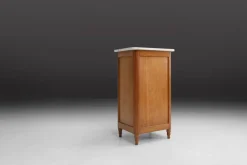 Pamono Art Deco Nightstand in Wood and Marble, 1930s New