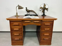 Pamono Art Deco Office Writing Table, 1930s Clearance
