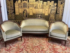 Pamono Art Deco Period Sofa and Armchairs, Set of 3 New