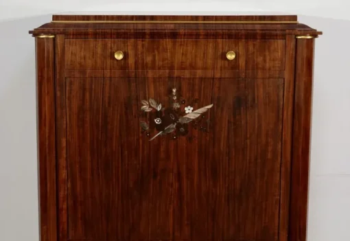 Pamono Art Deco Precious Wood Secretary by Jules Leleu for Maison Leleu, 1940s Hot