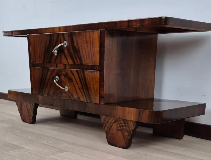 Pamono Art Deco Seagull Wings Vanity, 1940 Hot