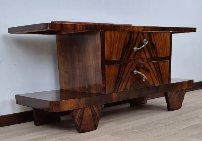 Pamono Art Deco Seagull Wings Vanity, 1940 Hot