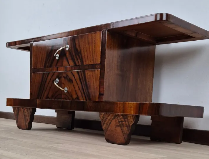 Pamono Art Deco Seagull Wings Vanity, 1940 Hot