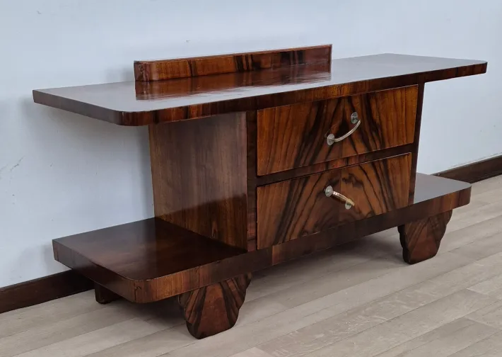 Pamono Art Deco Seagull Wings Vanity, 1940 Hot