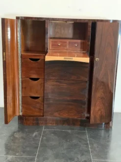 Pamono Art Deco Secretaire in Feather Mahogany Discount
