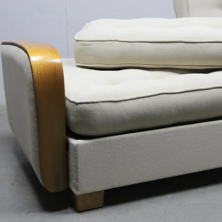 Pamono Art Deco Sofa Settee, 1920s