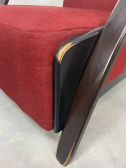 Pamono Art Deco Style Armchairs, 1980s, Set of 2