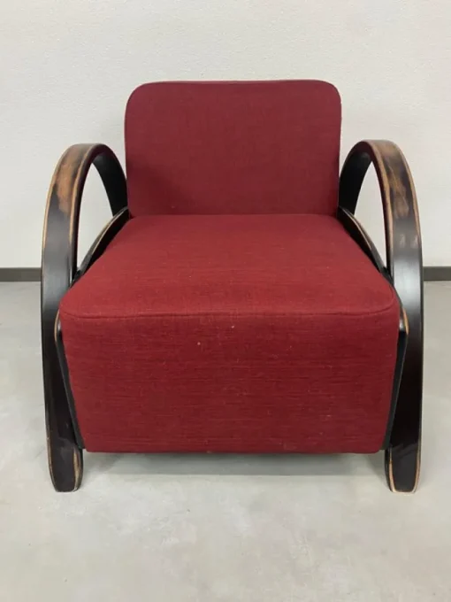 Pamono Art Deco Style Armchairs, 1980s, Set of 2
