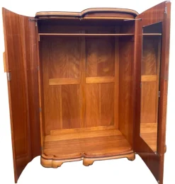 Pamono Art Deco Triple Wardrobe by Harry and Lou Epstein, 1930s Online