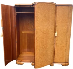 Pamono Art Deco Triple Wardrobe by Harry and Lou Epstein, 1930s Online
