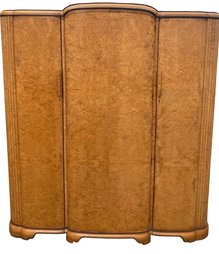 Pamono Art Deco Triple Wardrobe by Harry and Lou Epstein, 1930s Online