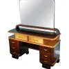 Pamono Art Deco Veneer Rosewood and Maple Vanity with Bakelite Handles, Italy, 1930s Sale
