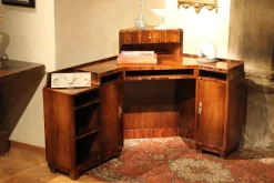 Pamono Art Deco Veneer Writing Desk or Vanity Table, 1920s
