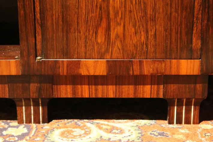 Pamono Art Deco Veneer Writing Desk or Vanity Table, 1920s