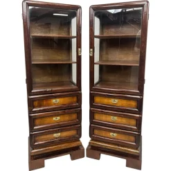 Pamono Art Deco Vitrines, 1930s, Set of 2 Online