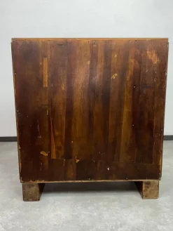 Pamono Art Deco Walnut Bar Cabinet attributed to Thonet, 1930s Hot