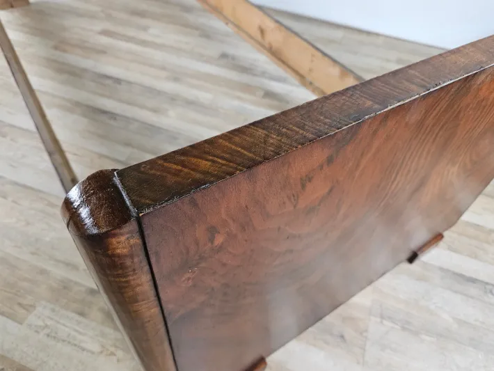 Pamono Art Deco Walnut Bed, 1940 Online