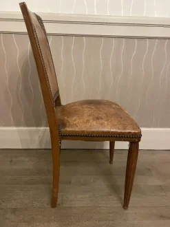 Pamono Art DEco Walnut Dining Tables and Chairs, Set of 12