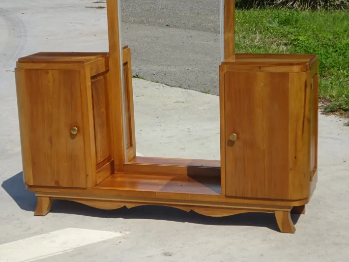 Pamono Art Deco Walnut Dressing Table, 1920s Hot