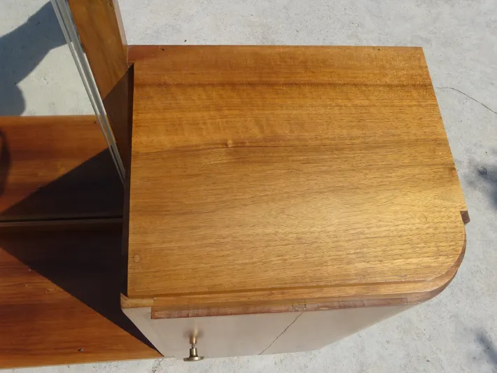 Pamono Art Deco Walnut Dressing Table, 1920s Hot