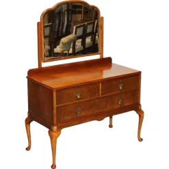 Pamono Art Deco Walnut Dressing Table, 1930s Discount