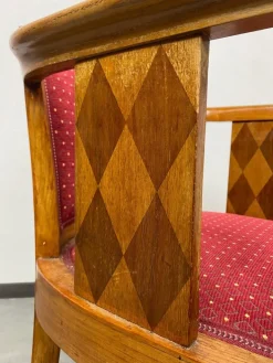 Pamono Art Deco Walnut Office Chair, 1930s Hot