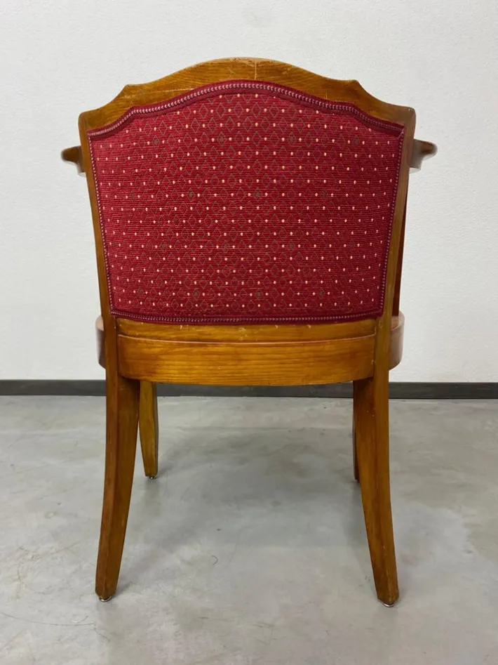 Pamono Art Deco Walnut Office Chair, 1930s Hot